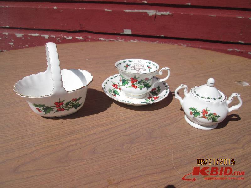 Small tea set entitled A Cup of Ch...