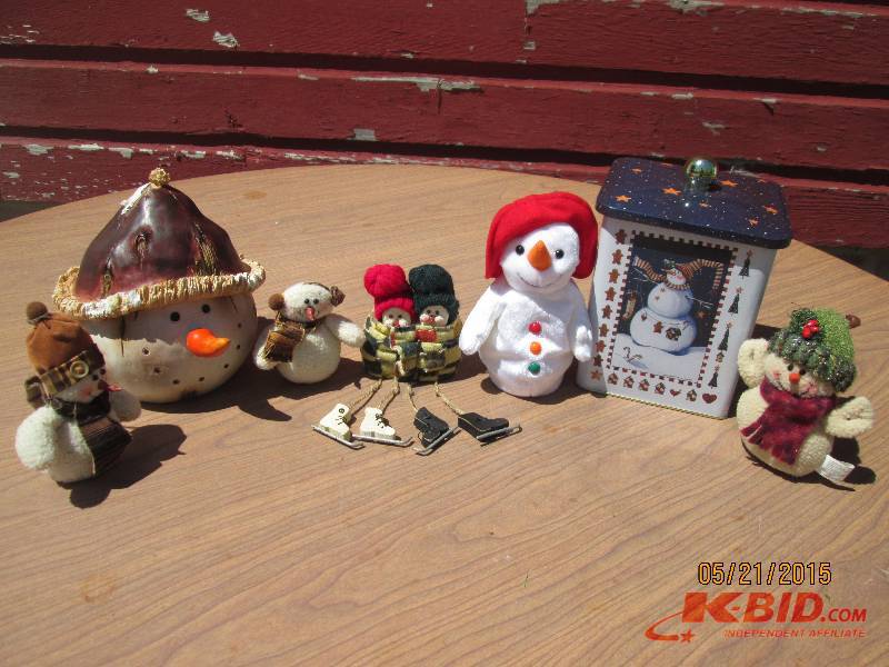 Cute collection of smaller snowman ...