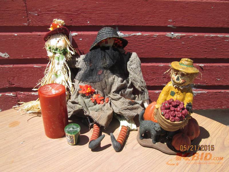 Nice collection of scarecrow rag do...
