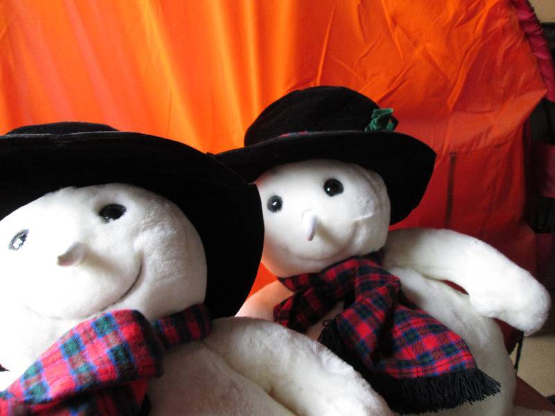 Cute pair of snowmen...