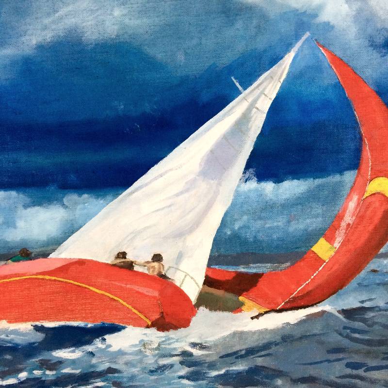Original Vintage oil painting