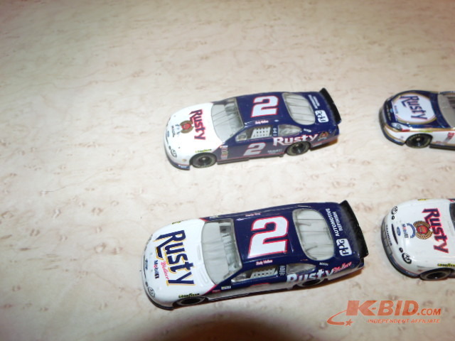 Rusty Wallace and 1 Ryan Newman cars
