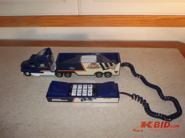 Rusty Wallace  Miller Lite Car Hauler Telephone
