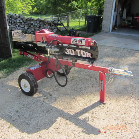 lot 1 image: Trailer Wood Splitter, 30T VerticalHorizontal