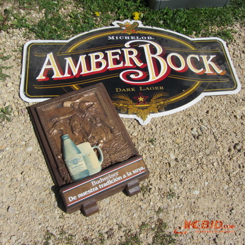 lot 27 image: Budweiser & Amberbock