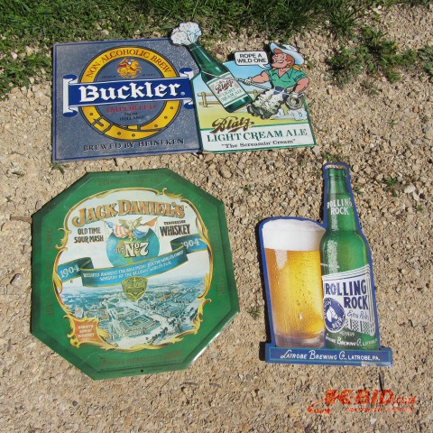 lot 31 image: Four Collectible Signs