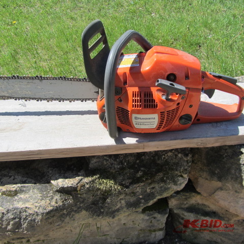 lot 36 image: Husqvarna 455 Rancher Chainsaw