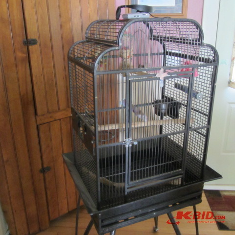 lot 53 image: Heavy Duty Bird Cage