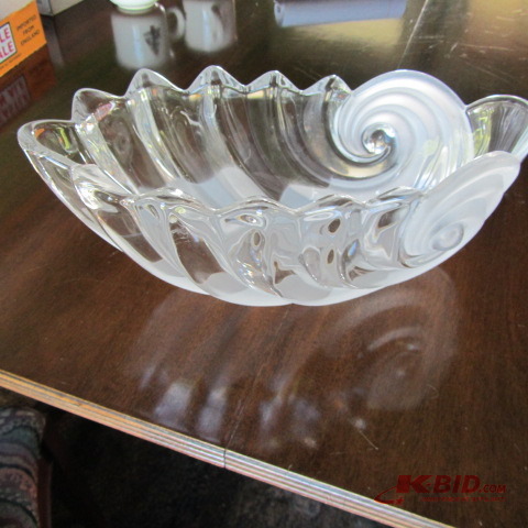lot 85 image: Crystal Bowl, Candle Holders