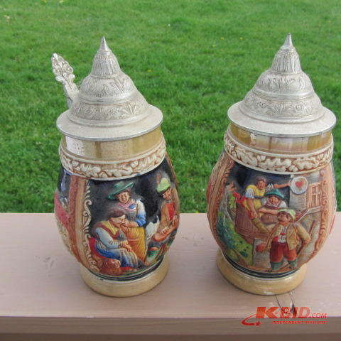lot 98 image: German Steins