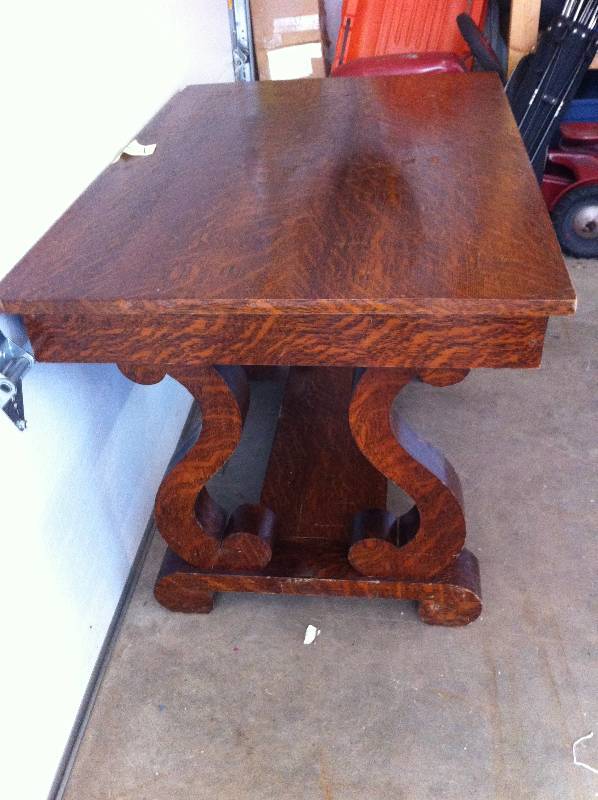 Oak Library Table