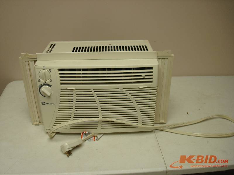 lot 8 image: Maytag 5000 BTU Air Conditioner, Used, Good Condition, Very Clean, Works