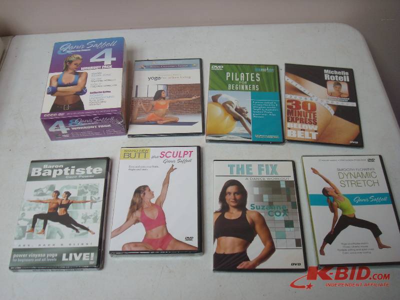 lot 22 image: Lot Of New Sealed Work Out DVD Videos