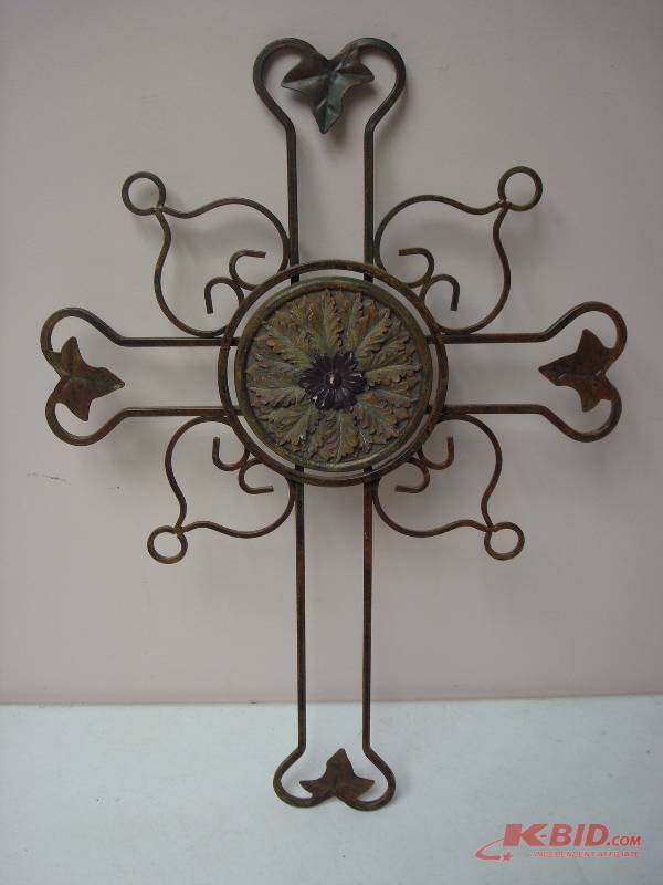 lot 37 image: Metal Cross Decoration