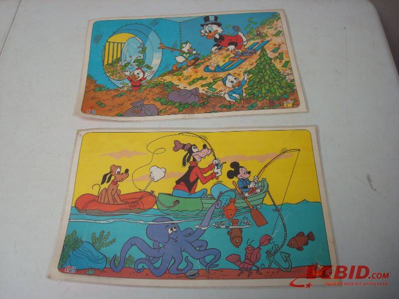 lot 59 image: Pair Of Disney Pepsi Place Mats, Used