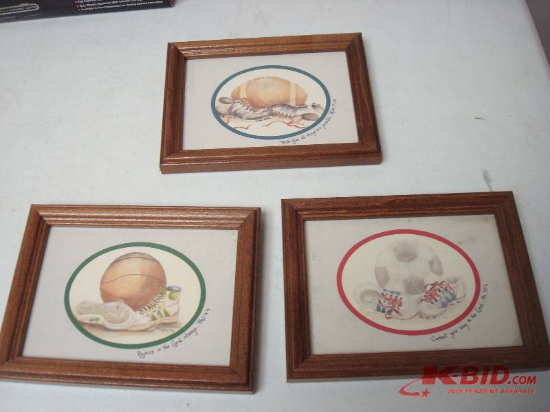 lot 79 image: Lot Of Framed Sport Pictures