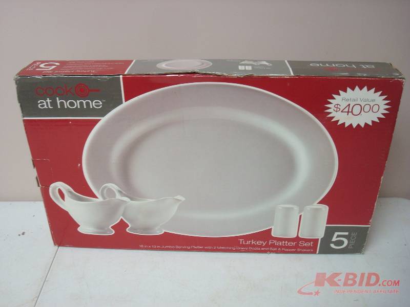 lot 96 image: New Turkey Platter, Wear to Box