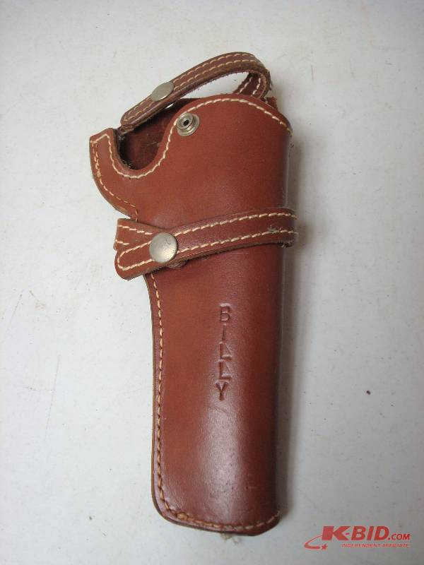 lot 98 image: Leather Gun Holster, Says Billy