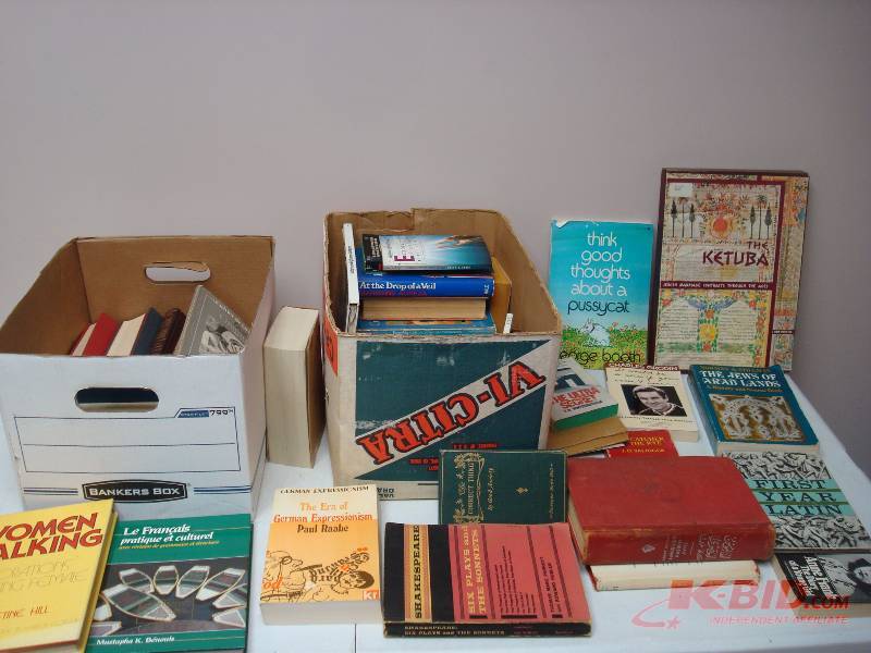 lot 101 image: Two Boxes Of Mixed Books