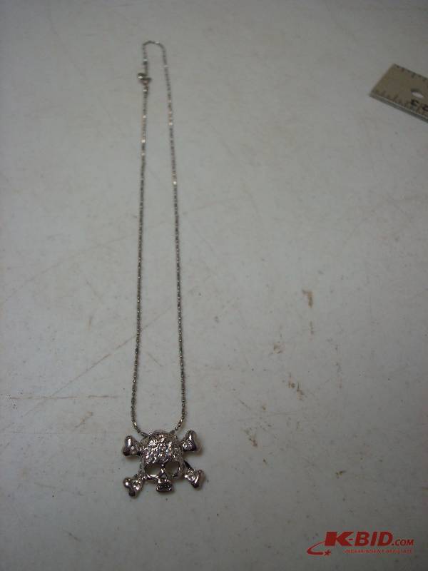 lot 126 image: Skull Costume Necklace