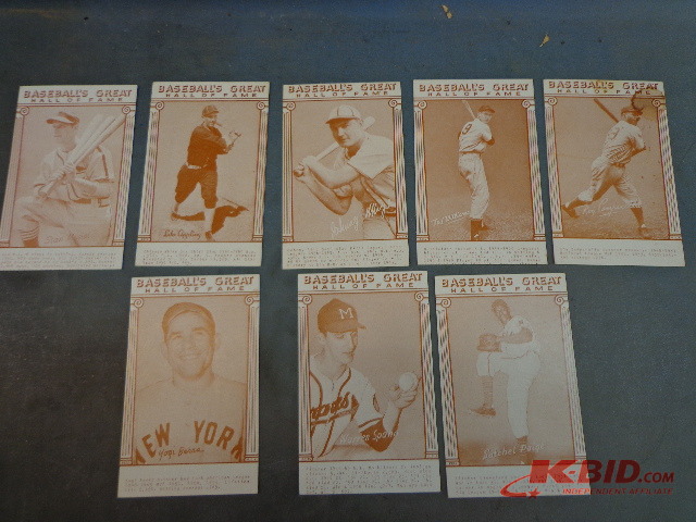 Baseball cards