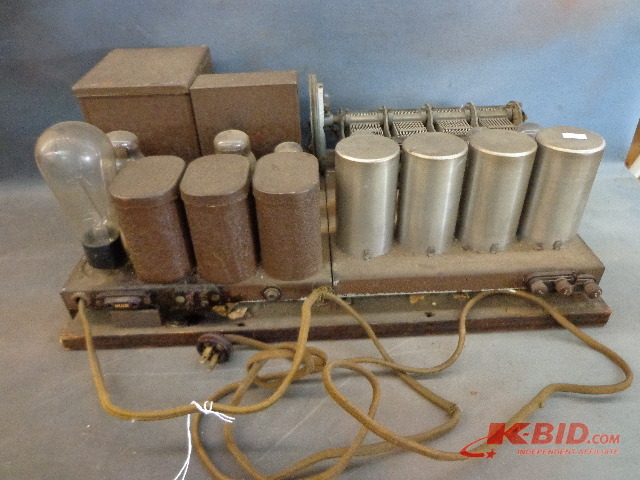 Vintage Electrical Device Possibly an Old Radio