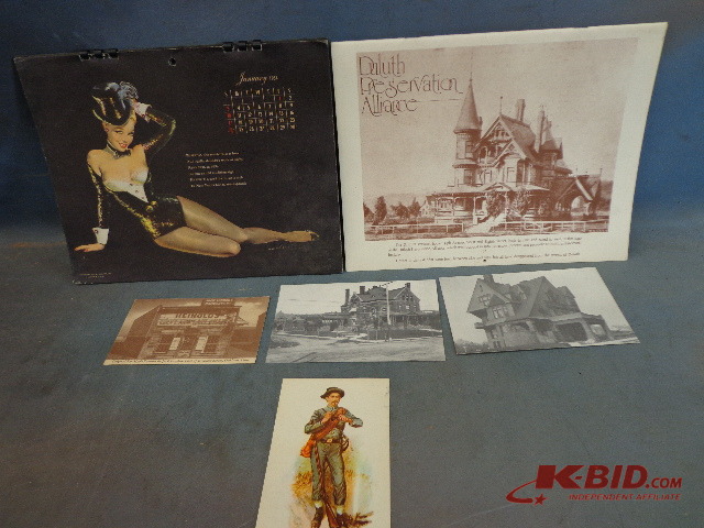 Vintage Calandars And Postcards