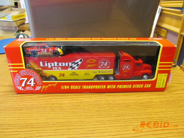 lot 7 image: Racing Champions 164 scale NASCAR Die Cast Transporter