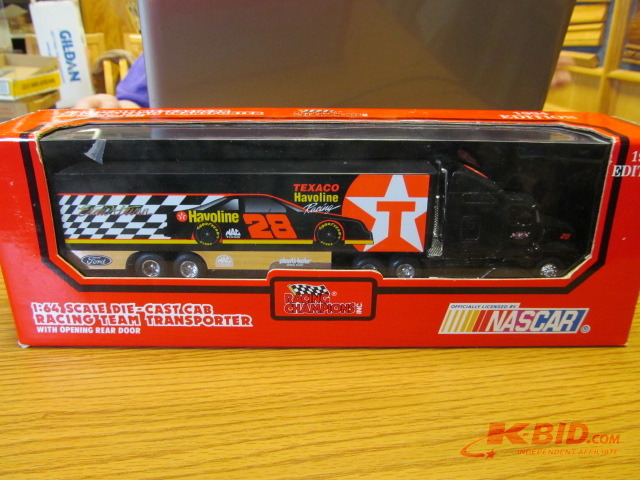 lot 9 image: Racing Champions 164 scale NASCAR Die Cast Transporter