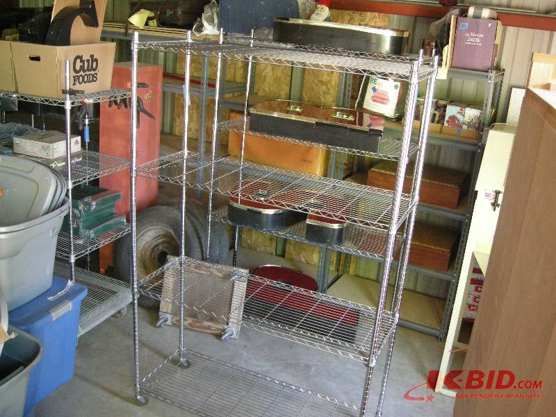 lot 3 image: NSF Wire racking