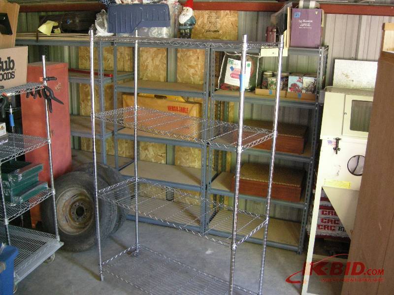 lot 4 image: NSF Wire racking