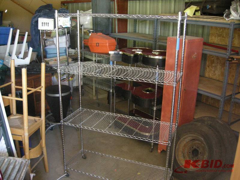 lot 7 image: NSF Wire racking