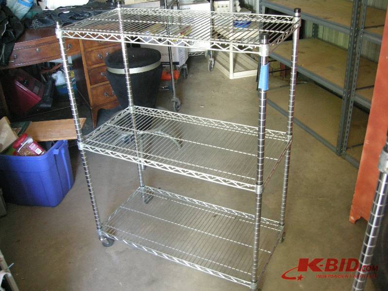 lot 9 image: NSF Wire racking