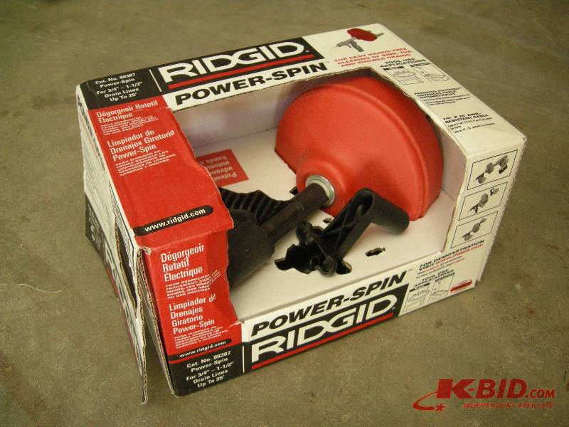 lot 21 image: Ridgid sewer snake