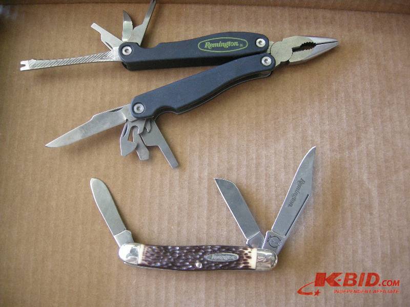 lot 55 image: Remington pocket knife and multi-tool