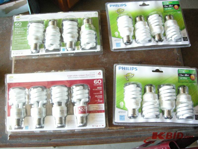 lot 87 image: 4 packs new-style lightbulbs
