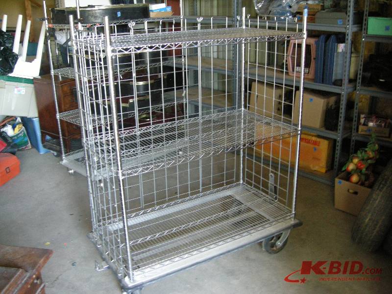 lot 10 image: NSF Wire racking