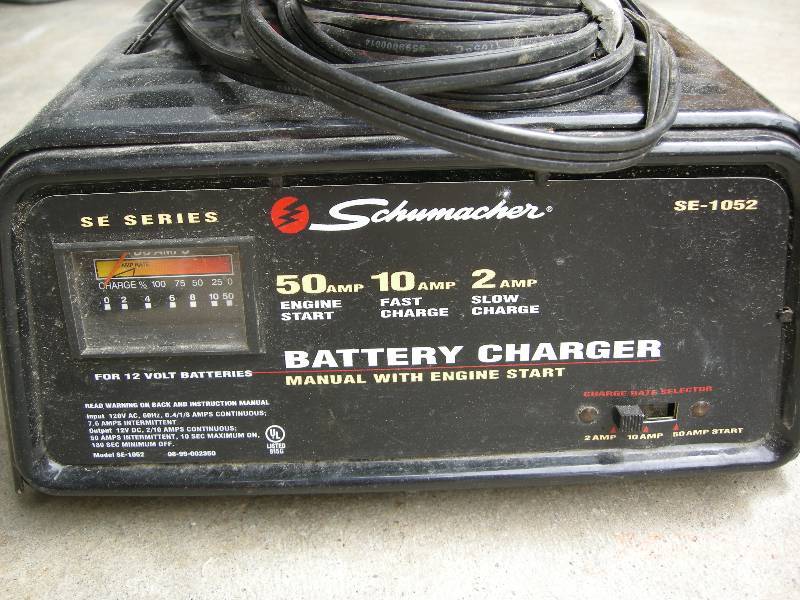 schumacher battery charger se 1052