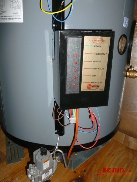 Commercial gas water heater