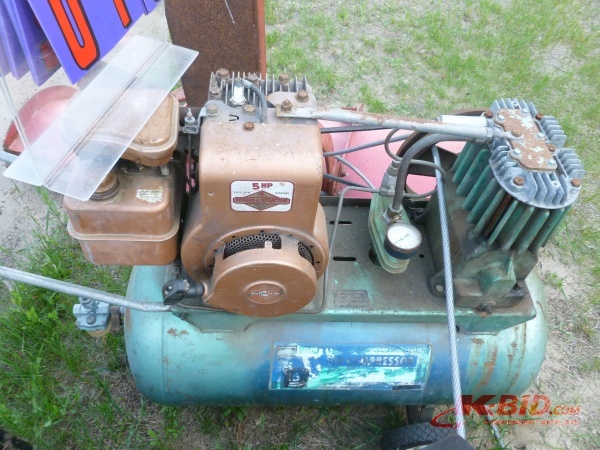 Sears 100 psi gas air compressor
