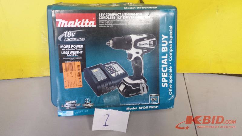 Makita 18V Lithium 12  Driver Drill Kit