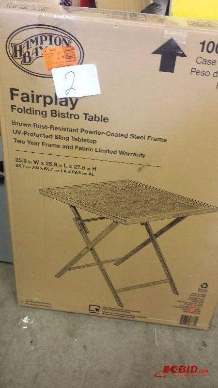 Fairplay Folding Patio Bistro Table