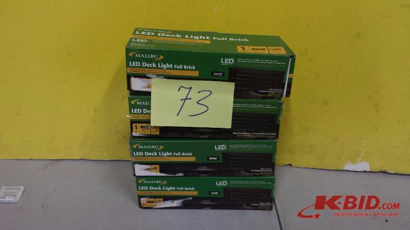 Lot of 4 Deck LED Lights