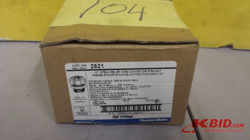 Lot of 12 Strain Relief cord connector