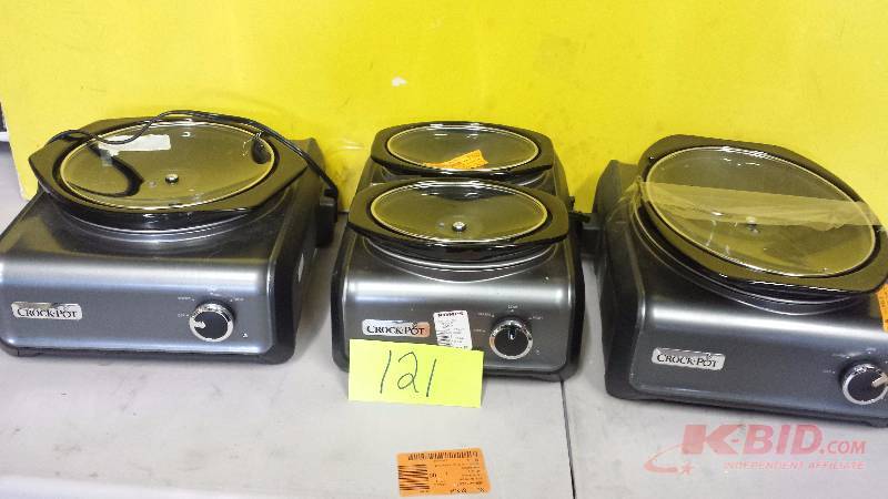 Lot of 3 Assorted Crock-Pot Quick Connect