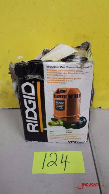 Ridgid WetDry Vac Pump Accesory