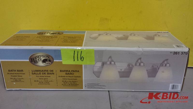 Hampton Bay Bath Bar 3 Lights