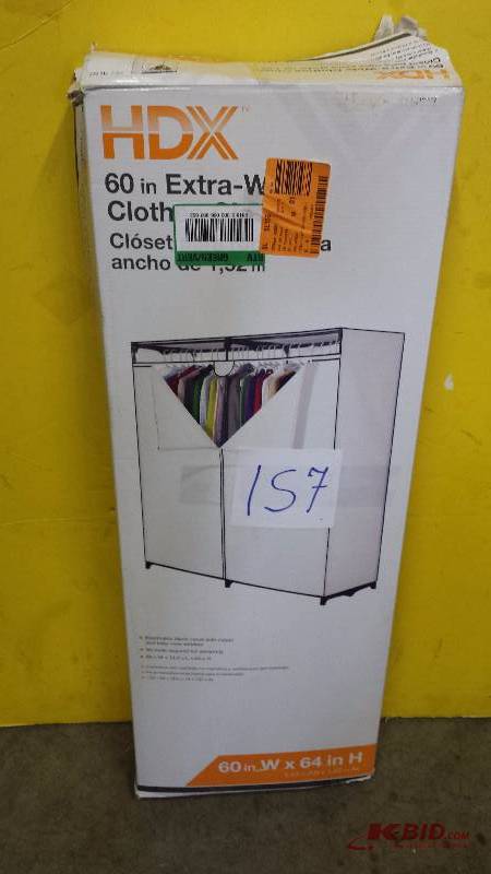 HDX Extra Wide 60 in Clothet