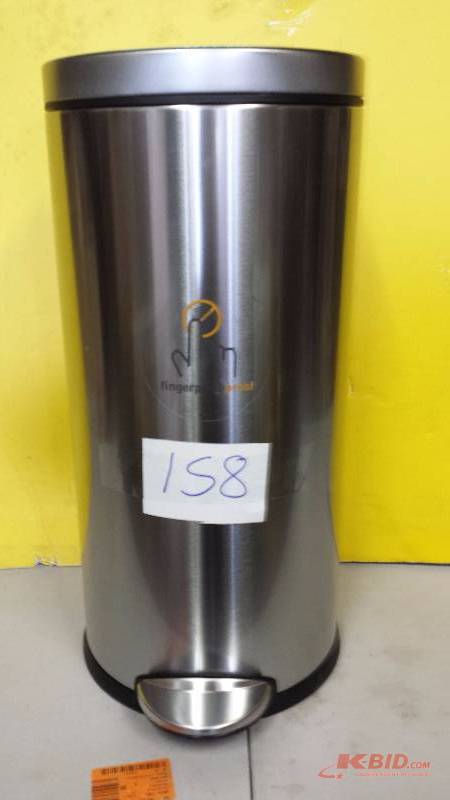 SIMPLEHUMAN Round Stainless Steel Step Cans - 8-Gal. Capacity