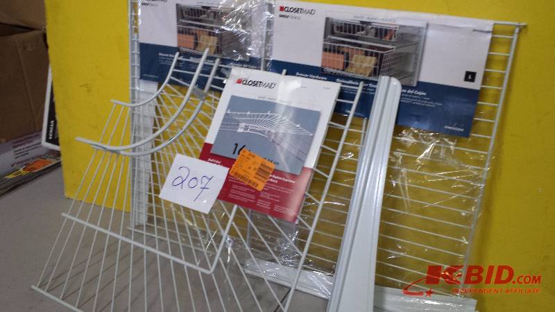 Lot of Closetmaid Shelf Racks